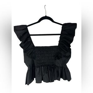 Monica Nera Georgia Top – Black
Size L –‎ New with Tags